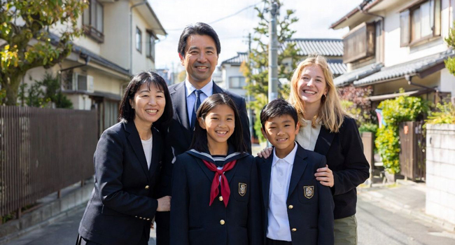 Language study holidays Tokyo Chiyoda with LISA! – host family, accommodation and authentic experiences Host family in Tokyo during a LISA! language study holiday welcoming students and showing cultural exchange in Japan