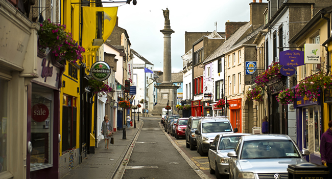 Discover Ennis on a LISA! English language course for young learners in Ireland Town centre of Ennis during a LISA! English language course for young learners in Ireland