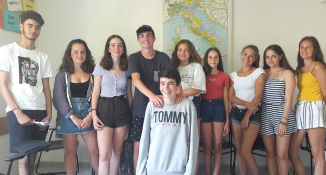 Learn Italian with a LISA! Italian language course for young learners in Orbetello Students at a LISA! language school during an Italian language course in Orbetello, Italy